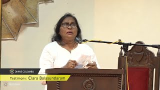 Testimony: Clara Balasundaram  | Power of the Cross Retreat | English | DRCC