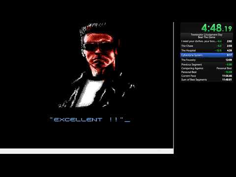 Terminator 2: Judgment Day (NES) speedrun in 12:02 (former World Record)