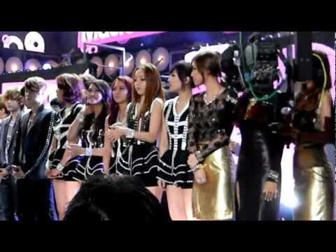 MBC Music Wave @ Google - Encore - KARA SISTAR B2ST