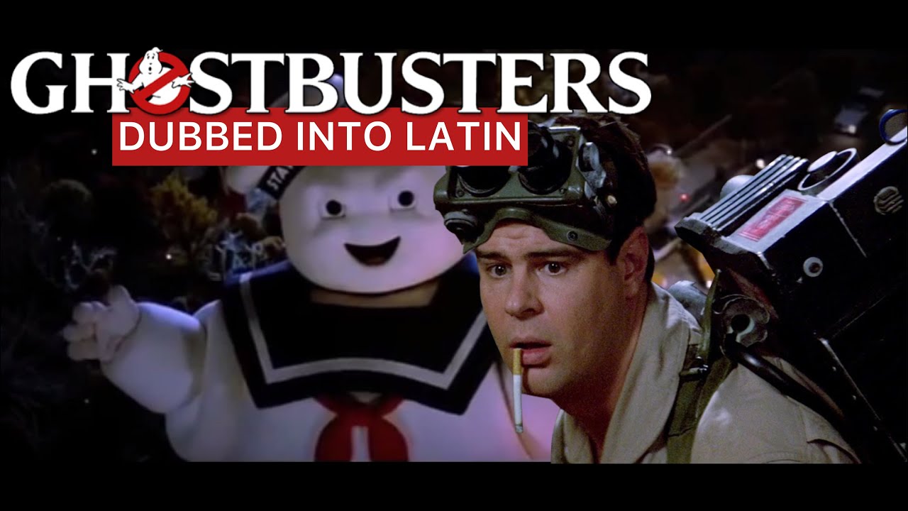 Ghostbusters DUBBED INTO LATIN! -  "Stay puft Marshmallow Man scene"
