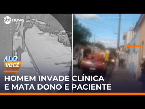 Atirador invade clínica, mata duas pessoas e tenta queimar os corpos em SP | #AloVoce