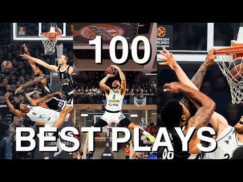 Top 100 Best Plays I EuroLeague Highlights 2024/25 | Partizan Mozzart Bet