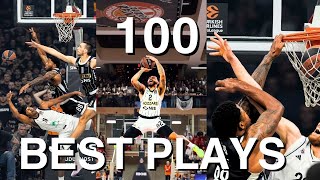 Top 100 Best Plays I EuroLeague Highlights 2024/25 | Partizan Mozzart 