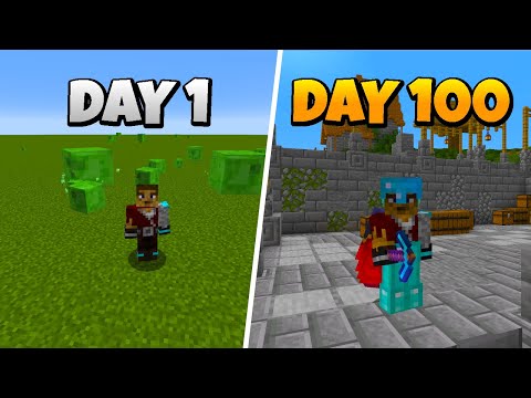 Unbelievable! Surviving 100 Days in Minecraft Superflat!