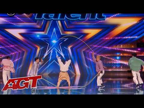 Double Dutch Crew from Japan WOW The Judges with Their Fast Steps! AGT 2022