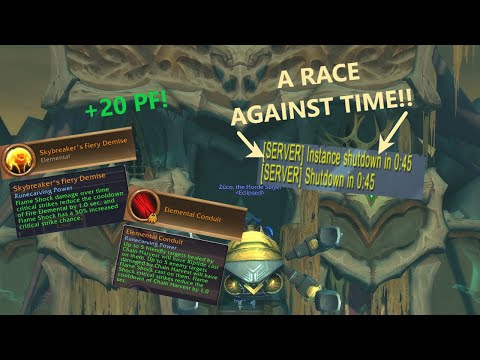 A RACE AGAINST TIME!! | +20 Plaguefall | Skybreakers + Venthyr!!