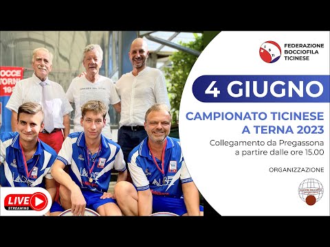 Campionato Ticinese a Terna 2023 - Bocce - Pregassona