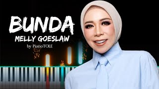Download lagu Melly Goeslaw - Bunda | Piano Tutorial, Karaoke, Lyrics mp3