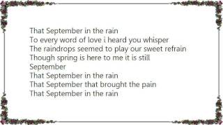 Erich Kunzel - September in the Rain Lyrics