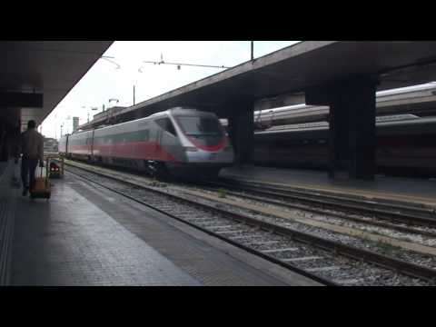 ETR 485 "Frecciargento" in partenza da Roma Termini