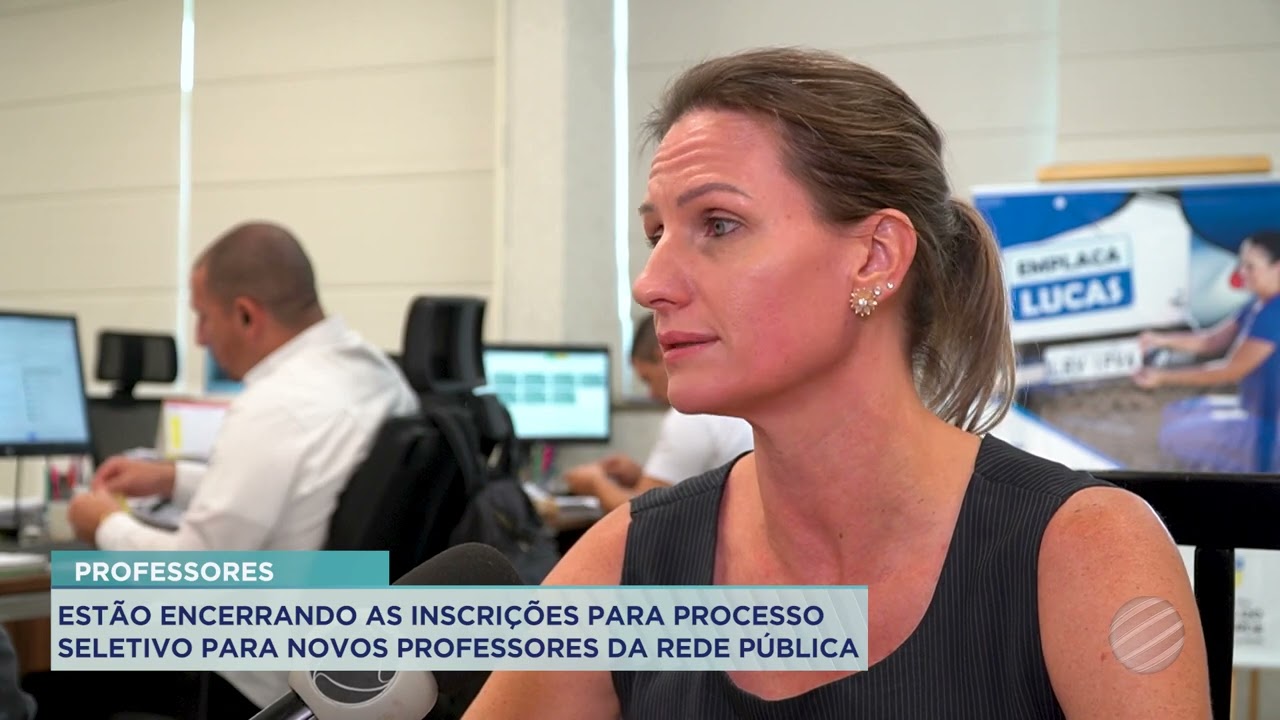 ESTÃO ENCERRANDO AS INSCRIÇÕES PARA O PROCESSO DE NOVOS PROFESSORES DA REDE PÚBLICA