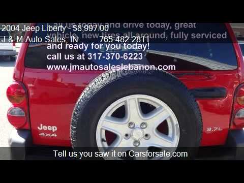 2004 Jeep Liberty Sport 4WD for sale in Lebanon, IN 46052 at