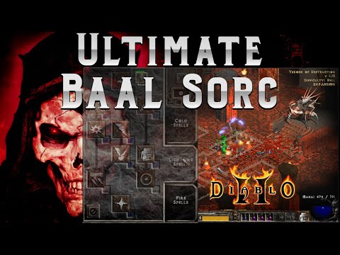 The Build that I will use to hit level 99 - Crescent Moon Baal running Lightning Sorceress