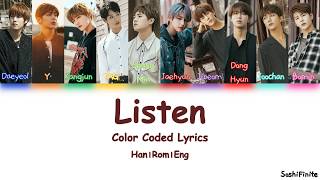 Golden Child- 들어봐 줄래 (Listen) Color Coded Lyrics Han|Rom|Eng