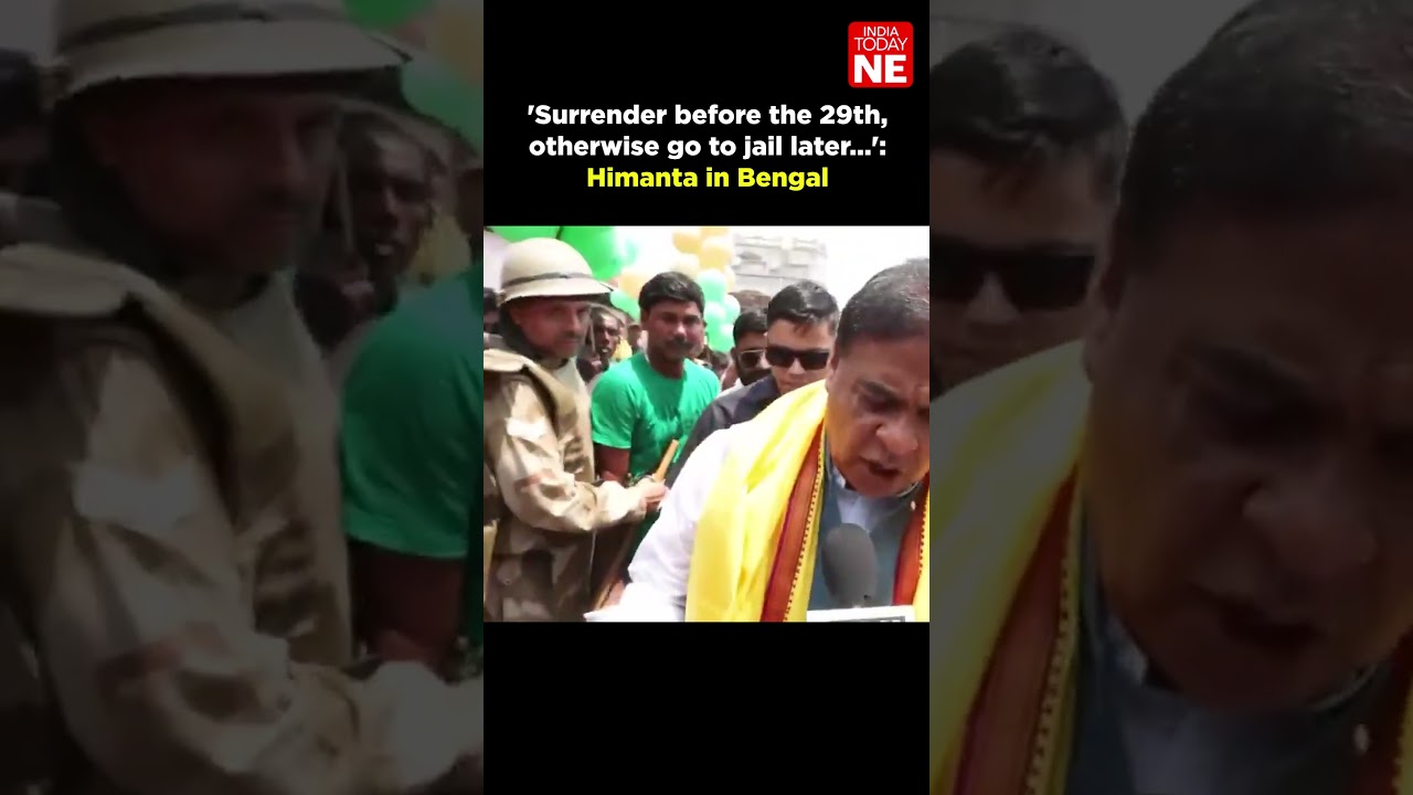 'Surrender before the 29th, otherwise go to jail later...': Himanta in Bengal