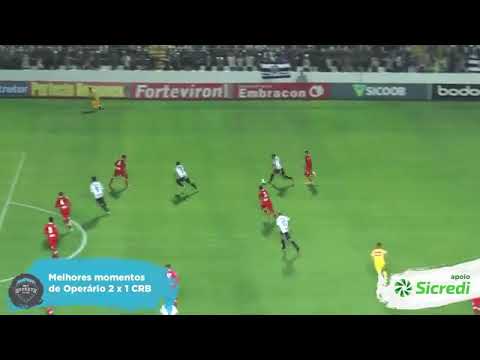 Operário PR 2x1 CRB 10°Rodada Brasileiro Série B 2019