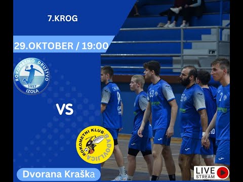 07. KROG - 1.B DRL - MOŠKI (2022/23): RD BUTAN PLIN IZOLA : RK FRANKSTAHL RADOVLJICA [PRENOS]