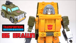 【トランスフォーマー】パタパタ変形が最高!ミニボット ブローン(ゴング)ヲタファの スタジオシリーズ レビュー / Transformers Studio Series86 BRAWN