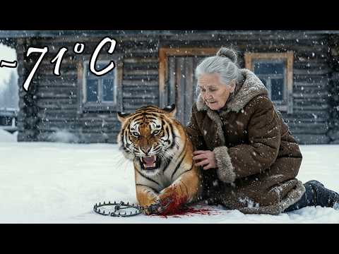 An Elderly Woman Rescued a Wounded Tiger from a Steel Trap — Then Something Unexpected Happened