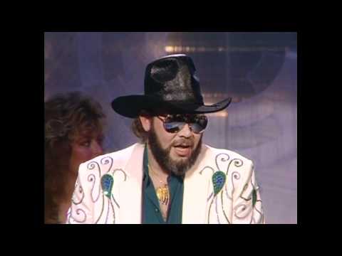 Hank Williams Jr Wins Entertainer of the Year -ACM Awards 1987