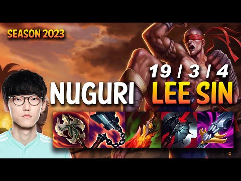 Nuguri LEE SIN vs GRAGAS Top - KR Ranked