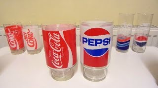 Unboxing Some Old Pepsi & Coke Glasses I also Take On The Pepsi Challenge With Mind Bending Results!