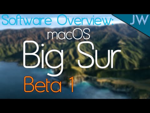 Software Overview: macOS 11.0 "Big Sur" Developer Beta 1