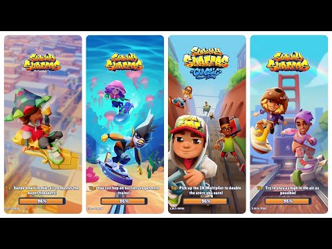 Subway Surfers Marrakesh vs Underwater vs Classic vs San Francisco 2024
