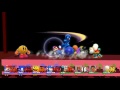 SSB4 Mario Sonic Pacman Megaman VS Elmo Barney Dora Caillou