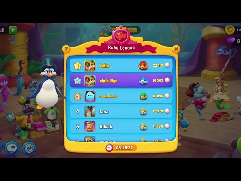 @Fishdom Win Strikes Level 6089 - 6091, Got Temporary 2nd Rank in Ruby League.