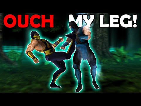 Mortal Kombat Gold All Throws and Bone Breaker Grabs (MK4 Dreamcast)