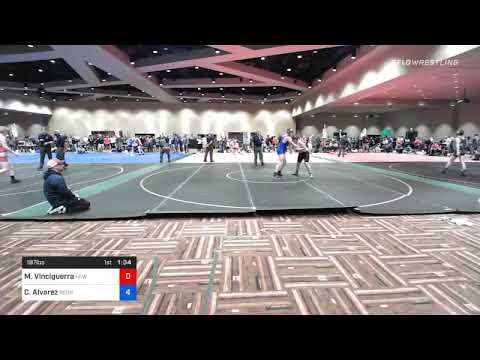 187 Lbs Prelims - Mateo Vinciguerra, New Jersey Vs Cristian Alvarez, RedNose Wrestling School, LLC