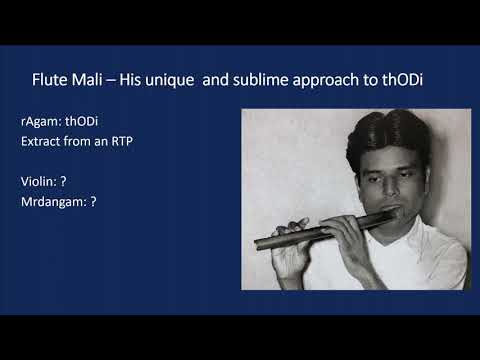 Flute Mali - His approach to thODI: unique and sublime