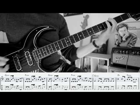 Serge Gainsbourg/Initials BB as played by Dave Richmond (bass cover with tabs)