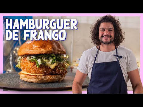 HAMBÚRGUER DE FRANGO EMPANADO | Mohamad Hindi