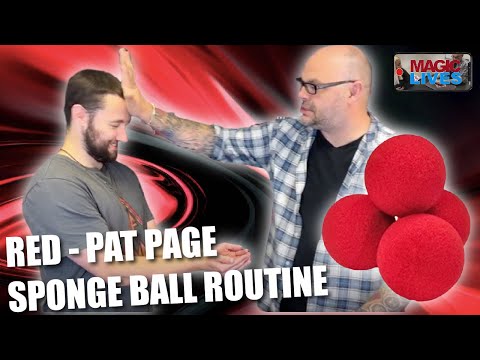 Red - Pat Page Sponge Ball Routine by Edouard Boulanger | Jack Does Sponge Ball Magic