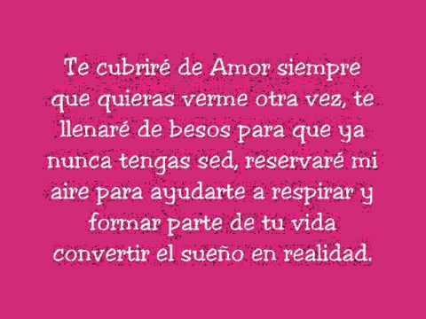 Te Cubriré De Amor video