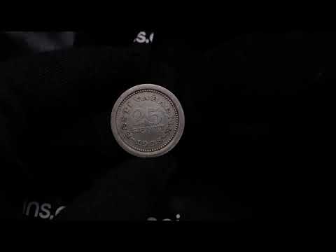 Estonia 25 senti 1928 - Pattern minted in silver