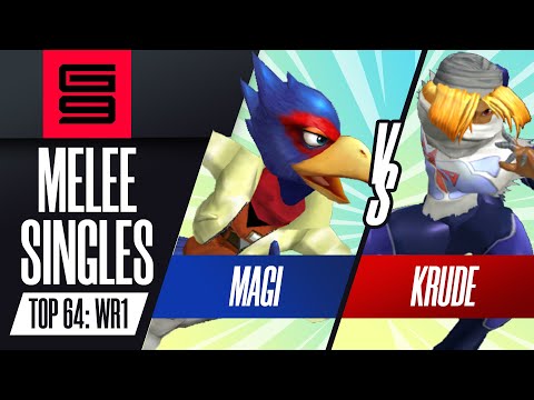 Magi (Falco) vs Krudo (Sheik) - Melee Singles Top 64: Winners Round 1 - Genesis 9