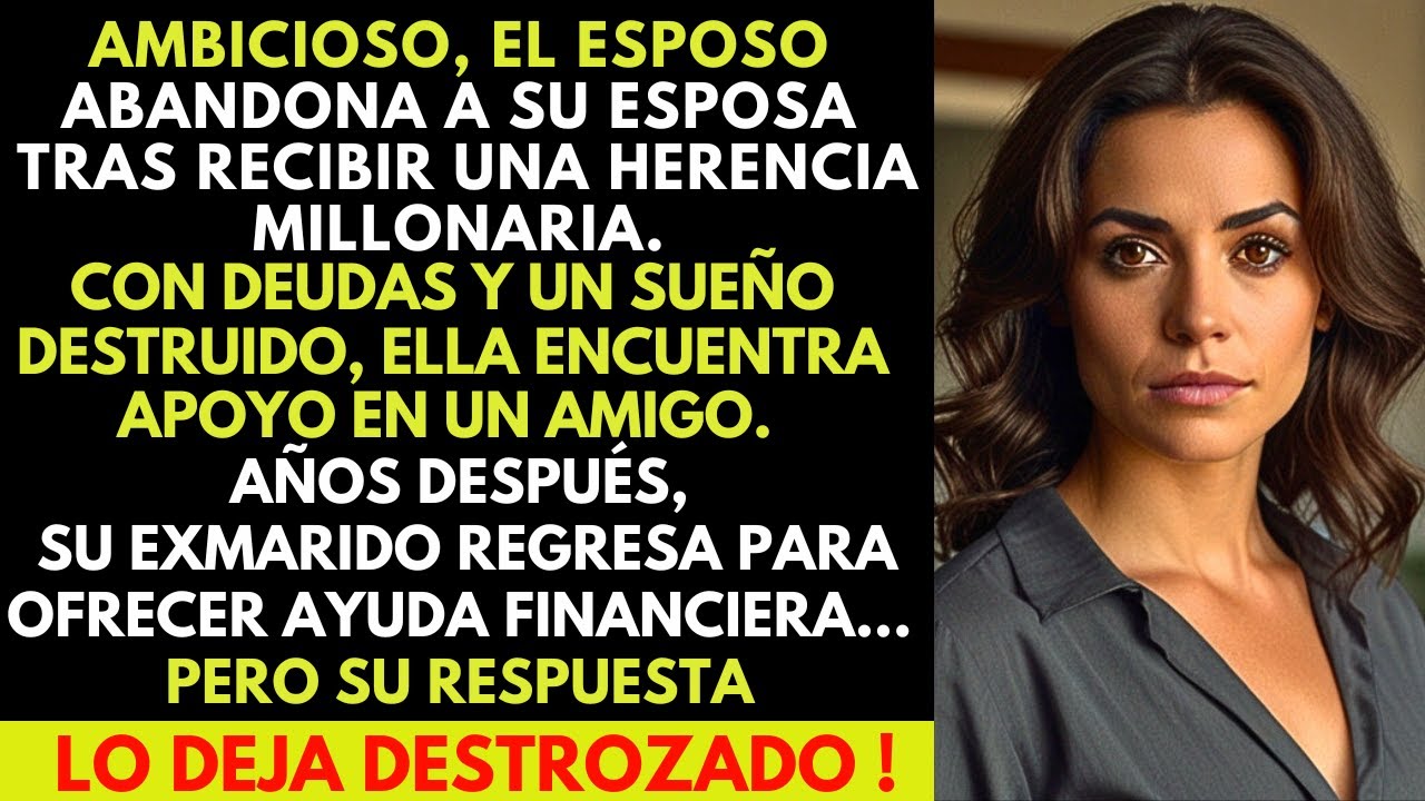 Esposo abandona a su esposa por dinero, pero lo que encuentra al regresar...