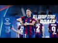 All Barcelona Goals from the 2023/24 UWCL Group Stage