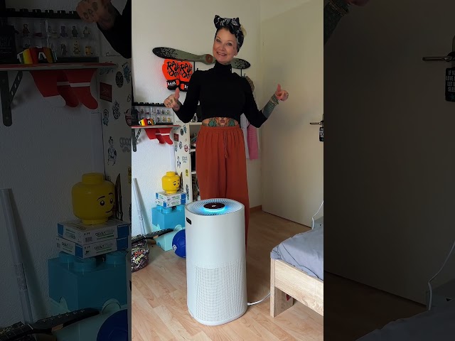 Video Teaser für Ecofort ecoQ CleanAir 600+ Review – Patricias Test des Luftreinigers für frischere Luft zu Hause