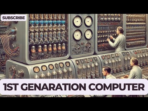 🖥️ First Generation Computers (1940s–1956): The Birth of Digital Power ⚡💻