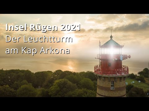 Insel Rügen: Der Leuchtturm Kap Arkona von oben betrachtet