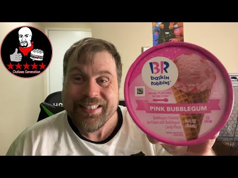 Baskin Robbins Bubblegum Ice Cream Review