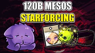 I Spent An UNGODLY Amount Trying To Upgrade Gear In MapleStory!