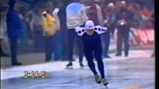 World Championships Allround Heerenveen 1987 - 5 km Gulyayev - Visser (WR)