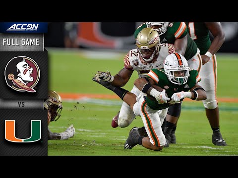 Florida State vs. Miami Full Game Replay | 2020 ACC Football