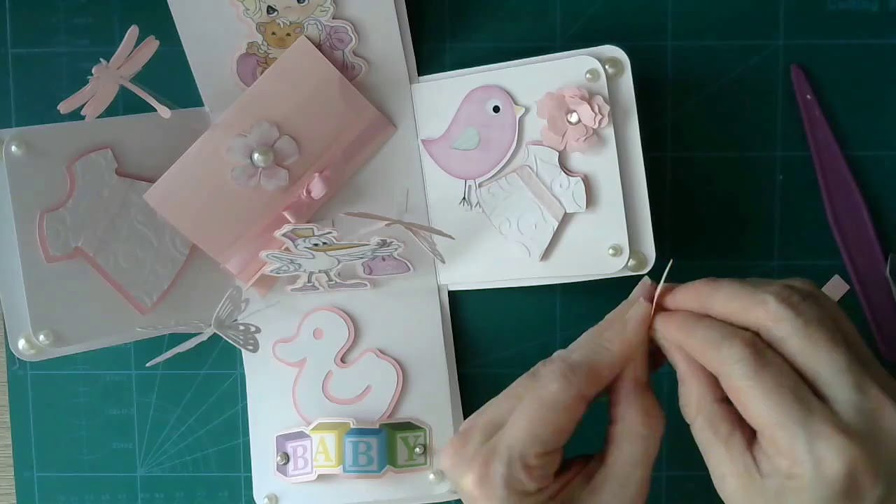 Craft Ideas. Birthday box. Exploding box birthday card #diycrafts #scrapbooking