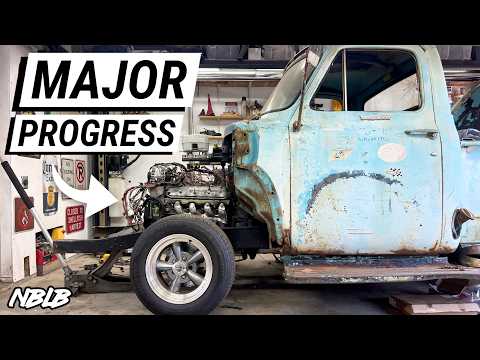 My 1955 Ford F100 Truck Gets Headers and a Custom Wiring Harness